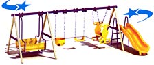 Multi Outdoor Playground System